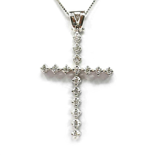 Pendente Croce con Diamanti CT 0.48