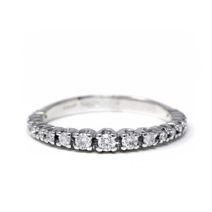 Anello Riviera con Diamanti CT 0.32