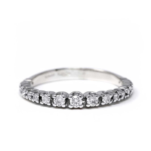 Anello Riviera con Diamanti CT 0.32