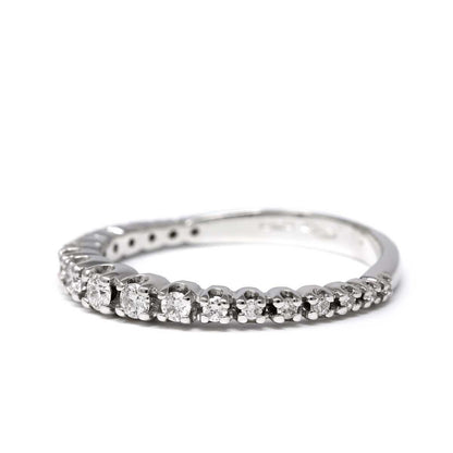Anello Riviera con Diamanti CT 0.32