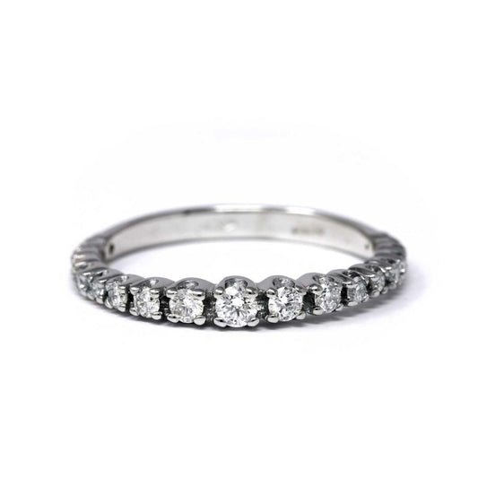 Anello Riviera con Diamanti  CT 0.37