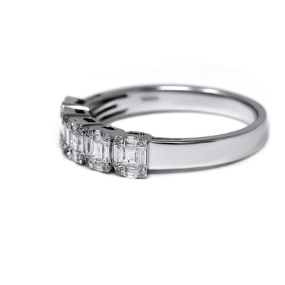 Anello Veretta con Diamanti CT 0.36