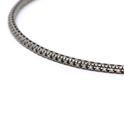 Bracciale Tennis Classico con Diamanti Bianchi CT 0.70