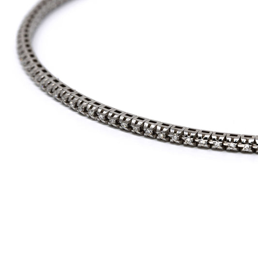 Bracciale Tennis Classico con Diamanti Bianchi CT 0.70