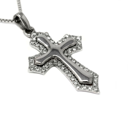 Pendente Croce con Diamanti CT 0.25