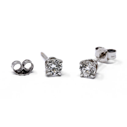 Orecchini Punto Luce con Diamanti CT. 0.82