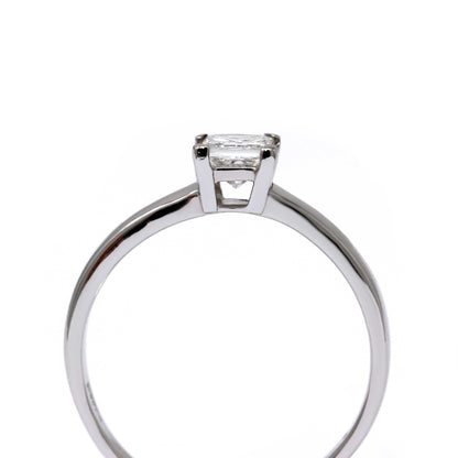 Anello Solitario con Diamante Princess CT 0.42