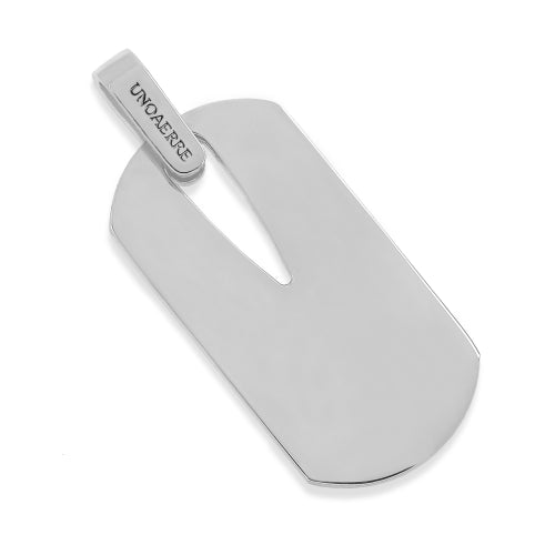 Pendente targa militare argentata Unoaerre Ref. 2539