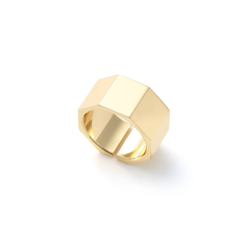 Anello dorato a fascia Unoaerre Ref.2594