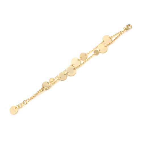 Bracciale con medagliette dorato Unoaerre Ref. 2584