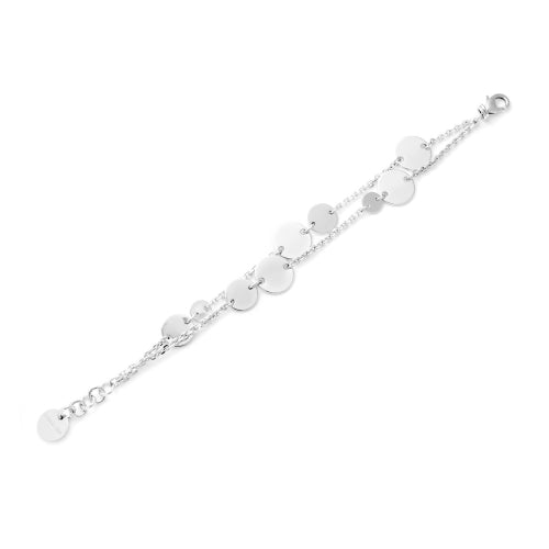 Bracciale con medagliette argentato Unoaerre Ref. 2590