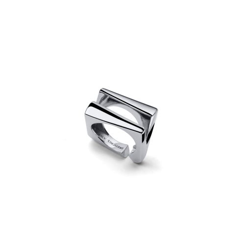 Anello design argentato Ref. 2759