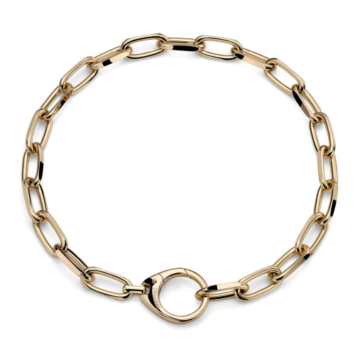 Collana maxi moschettone dorata Unoaerre Ref. 2777
