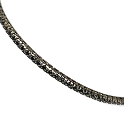Bracciale Tennis con Diamanti Neri CT 0.80