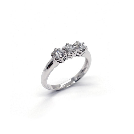 Anello Trilogy con Diamanti CT 0.69
