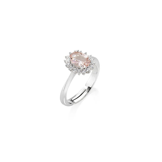 Anello Mini Royal Lady con Morganite Ref. ANLDPBBMO2