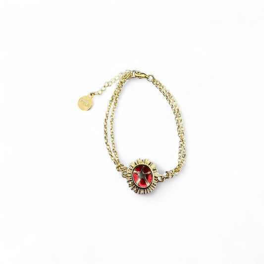 BRACCIALE IN METALLO ANALLERGICO CON 1 CHARM RICCIO - BC120G