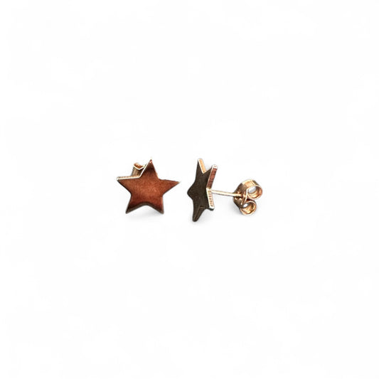Orecchini in Argento Rosati 925 con Stelle cm 1
