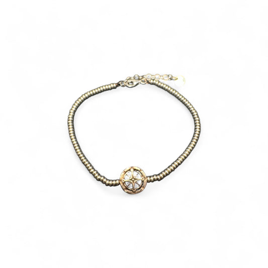 Bracciale in Argento 925 con Rosa dei Venti