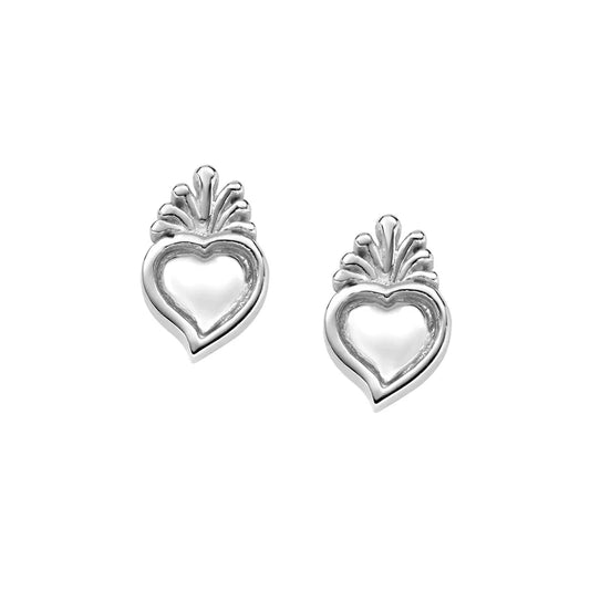 Orecchini Mini Sacro Cuore a Lobo Ref. ORSCB3