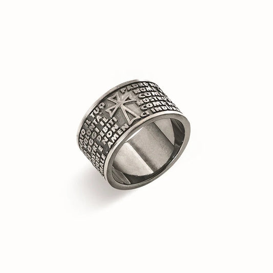 Anello Padre Nostro Brunito Ref. PNB925-26