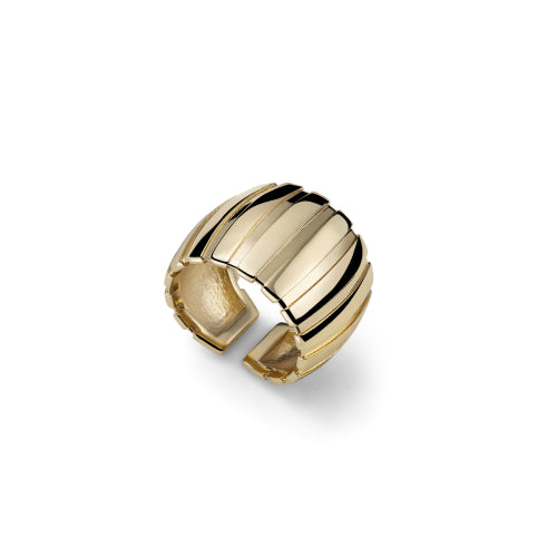 Anello a fascia dorato 2720
