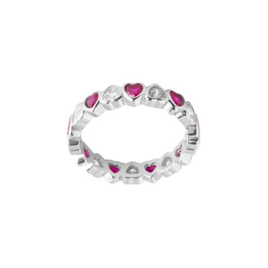 Anello 110077/12 rosso e bianco