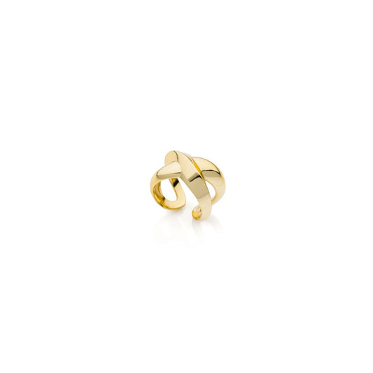 Anello a X dorato Unoaerre ref.2406