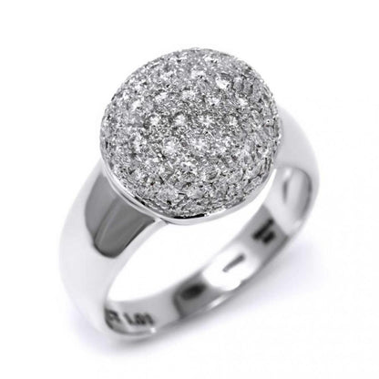Anello Pavè con Diamanti CT 1.01