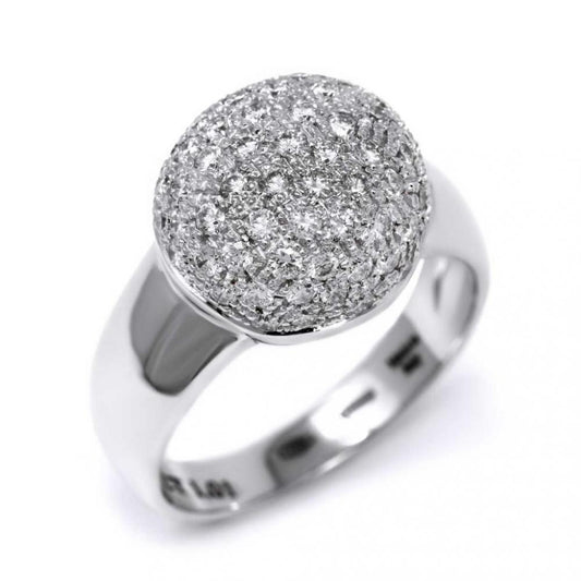 Anello Pavè con Diamanti CT 1.01
