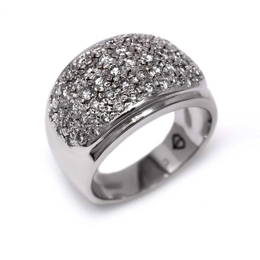 Anello Fantasia con 54 Diamanti CT 1.08 VVS IF F