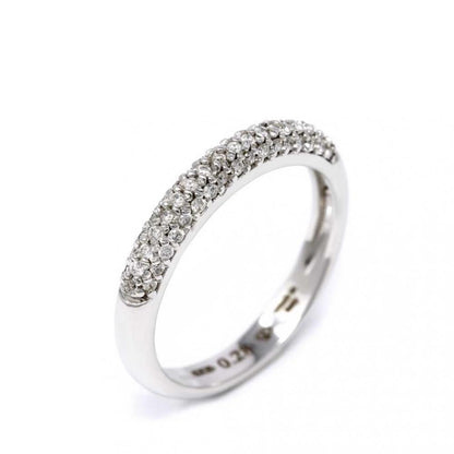 Anello Fascia con 52 Diamanti CT 0.28