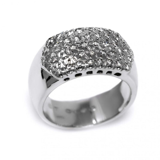 Anello Pavè di Diamanti CT 0.90