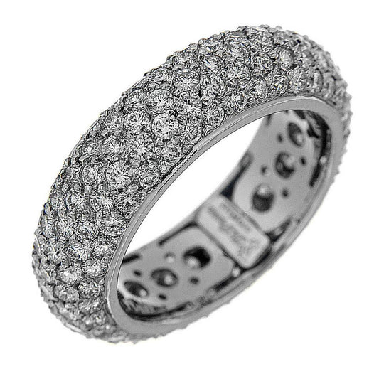 Anello Giradito con 175 Diamanti CT 3.92