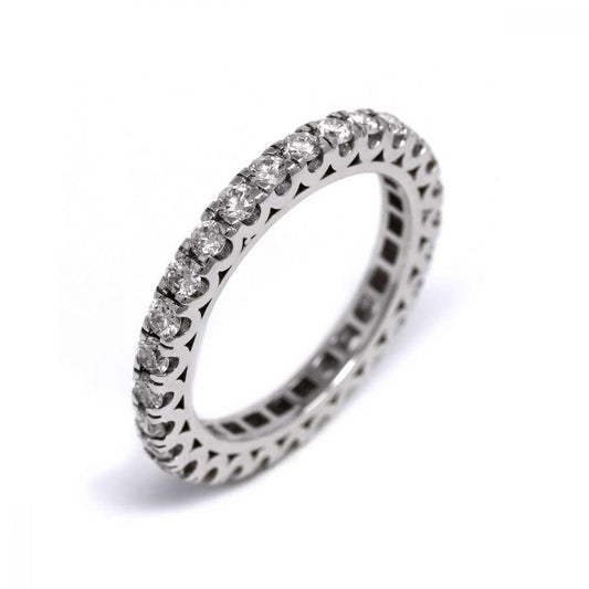 Anello Giradito con Diamanti Bianchi CT 0.92