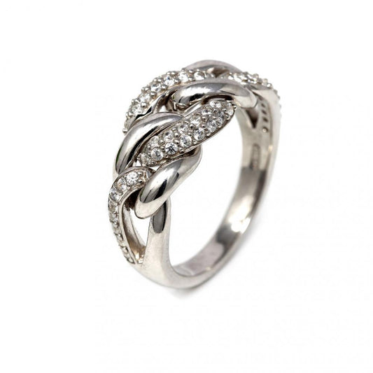 Anello in Argento 925 con Zirconi mis 15