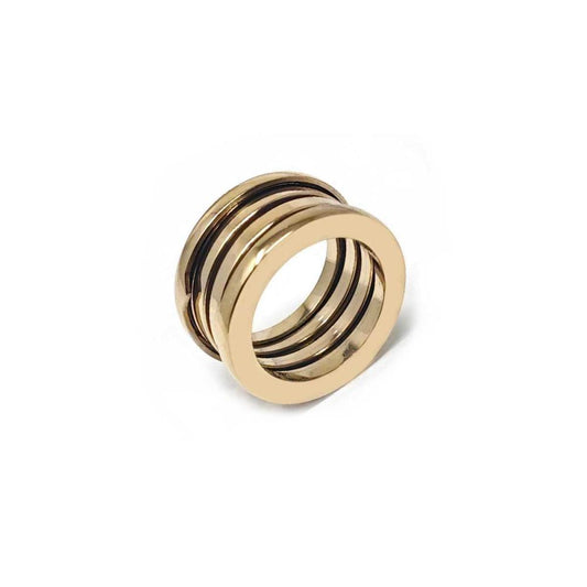 ANELLO IN ARGENTO Giallo Mod. Bvlgari