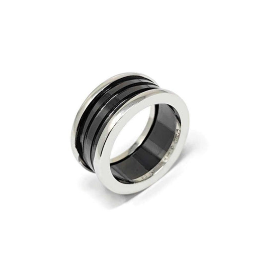 ANELLO IN ARGENTO Mod. Bvlgari