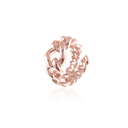 Anello in bronzo dorato rosa UNOAERRE