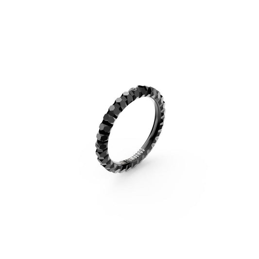 ANELLO MULTISFACCETTATO CON DIAMANTE MIS.22