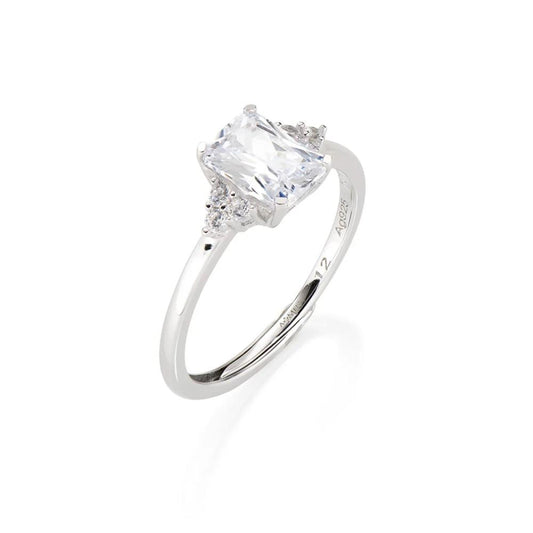 Anello regolabile Princess con Zirconi Bianchi Ref.RBABBBZ2