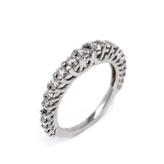 Anello Riviera a Scalare CT 0.95 Linea Wilma