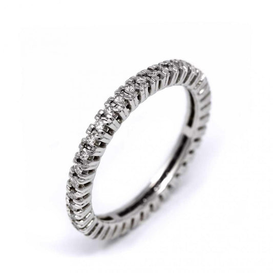 Anello Riviera con 40 Diamanti CT 0.43