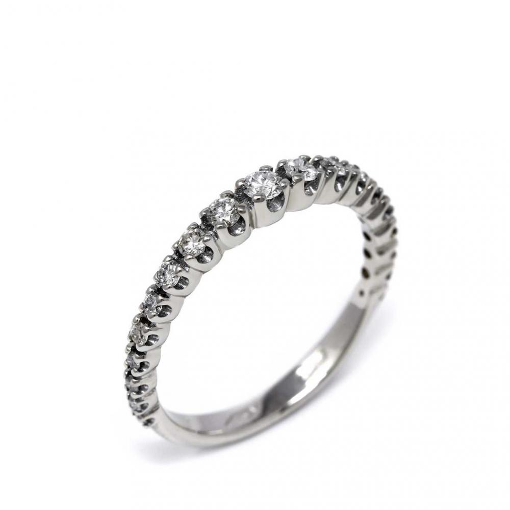 Anello Riviera con Diamanti  CT 0.37