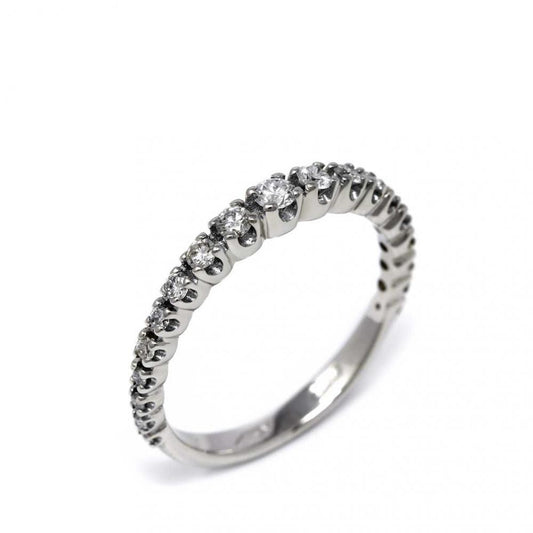 Anello Riviera con Diamanti  CT 0.37