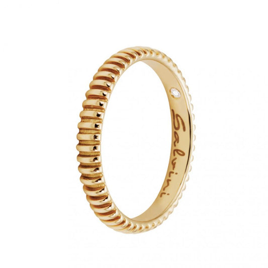 Anello Salvini in Oro con Diamante CT 0.01 art. 20056058