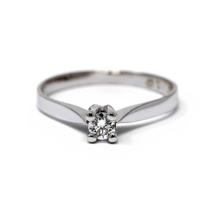 Anello Solitario Giza con Diamante CT 0.07