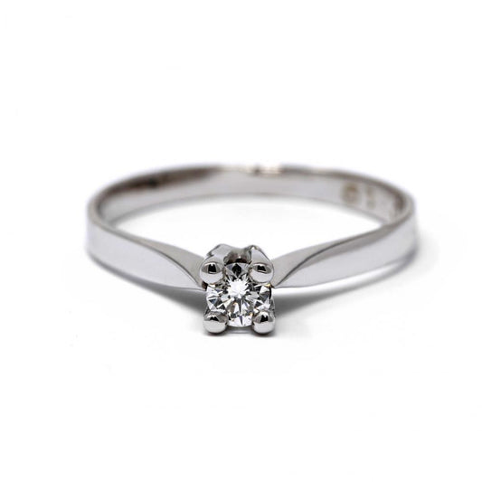 Anello Solitario Giza con Diamante CT 0.07
