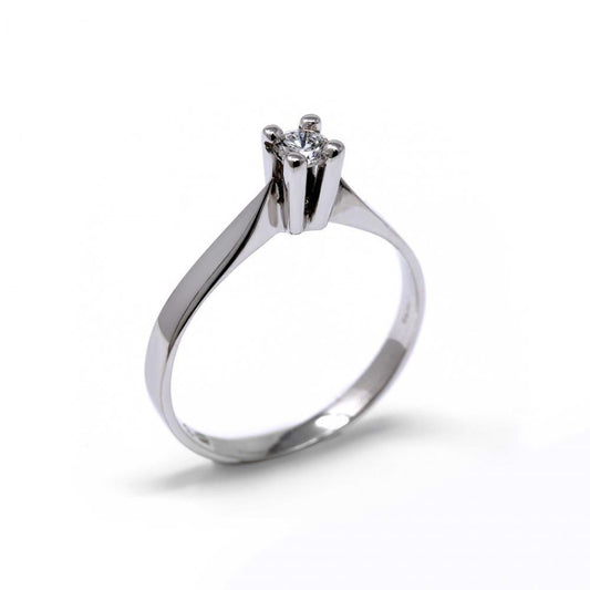 Anello Solitario Giza con Diamante CT 0.07