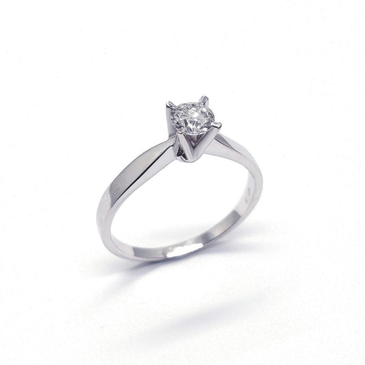 Anello Solitario con Diamante Certificato IGI CT 0.90 SI1 D LASER